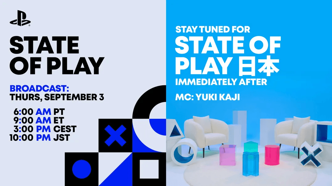 PlayStation confirma dois State of Play de uma vez só para 3 de setembro