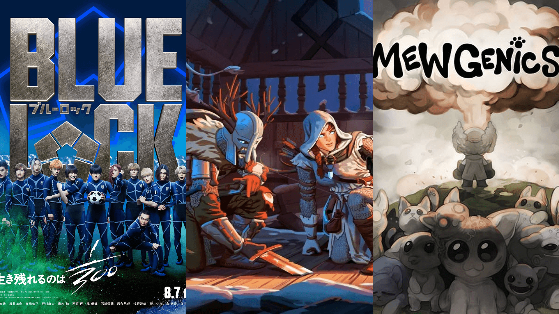 Valheim sai da early access, Mewgenics chega aos consoles e Blue Lock estreia nos cinemas: veja os lançamentos da semana