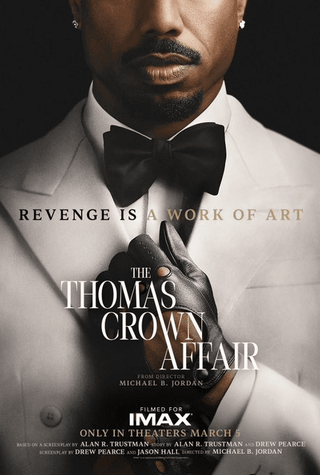 Michael B. Jordan estampa primeiro pôster de The Thomas Crown Affair